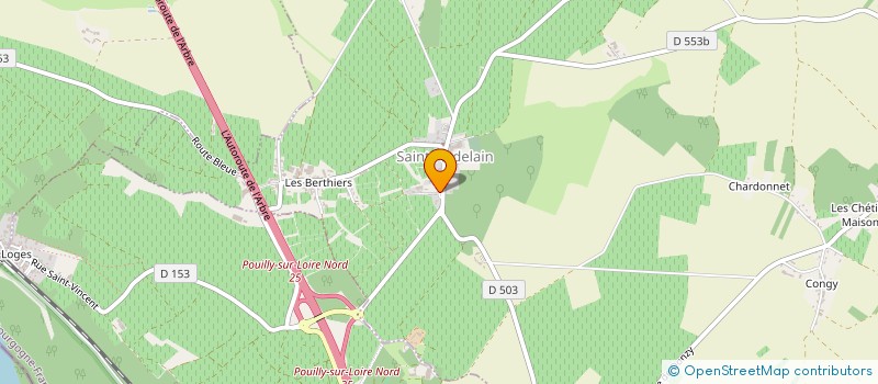 localisation de l'entreprise USEP - SAINT ANDELAIN à SAINT-ANDELAIN