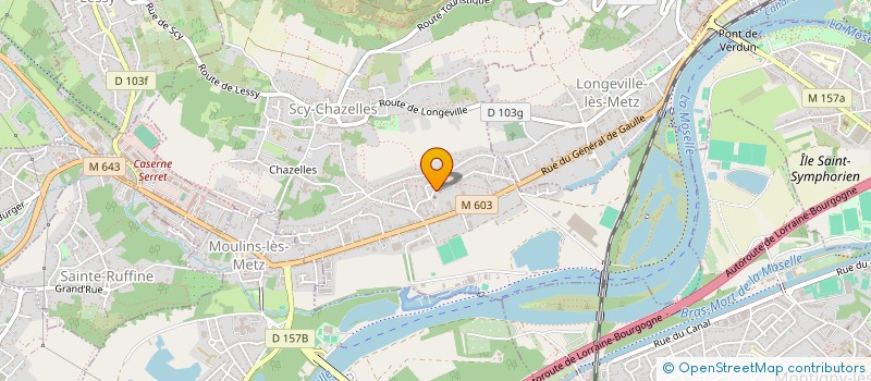 localisation de l'entreprise USEP SCY CHAZELLES  SCY-CHAZELLES