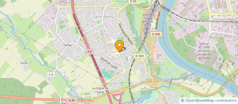 localisation de l'entreprise USEP SUD CHALONNAIS à SAINT-REMY