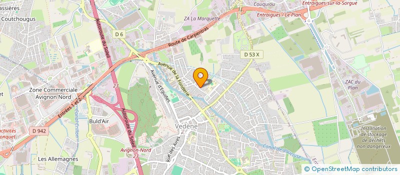 localisation de l'entreprise USEP VEDENE à VEDENE
