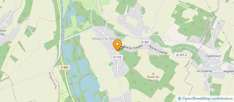 localisation de l'entreprise USEP VILLIERS LE MORHIER à VILLIERS-LE-MORHIER