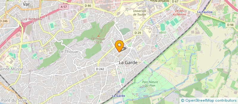 localisation de l'entreprise USEPSEVERINEMIGNONE à LA GARDE
