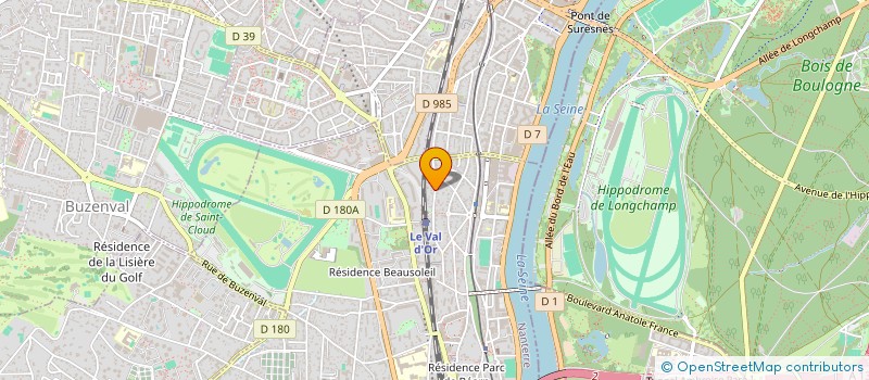 localisation de l'entreprise USER FIRST DESIGN  SAINT-CLOUD