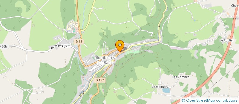 localisation de l'entreprise USERA  PLOMBIERES-LES-BAINS