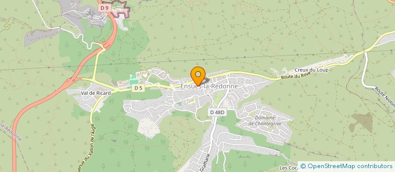 localisation de l'entreprise USERM  ENSUES-LA-REDONNE