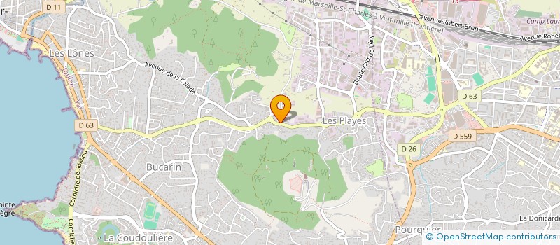 localisation de l'entreprise USF à SIX-FOURS-LES-PLAGES