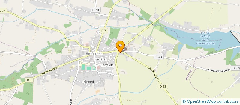 localisation de l'entreprise USFEN FP 31  LABASTIDE-CLERMONT