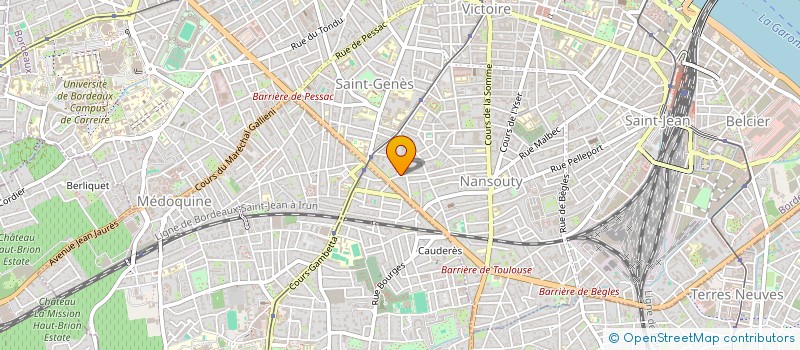 localisation de l'entreprise USFEN - FP GIRONDE  BORDEAUX