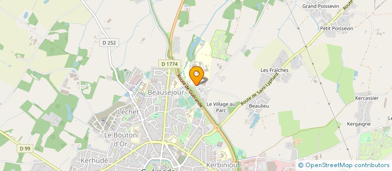 localisation de l'entreprise USG TENNIS CLUB GUERANDAIS  GUERANDE