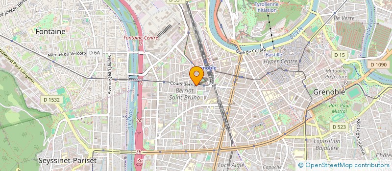 localisation de l'entreprise USHARESOFT  GRENOBLE