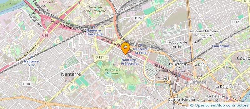 localisation de l'entreprise USHY FRANCE à NANTERRE
