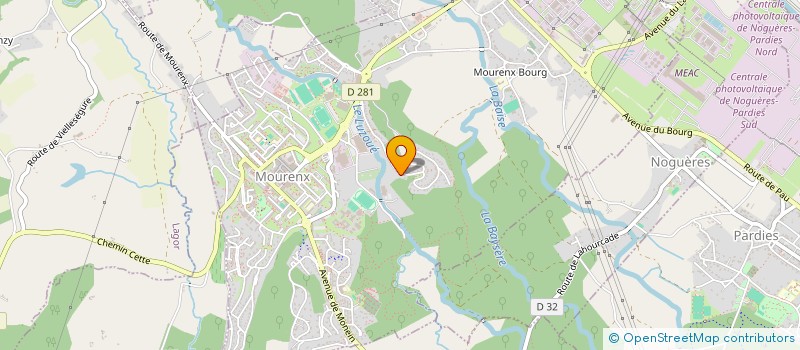 localisation de l'entreprise USI 64  MOURENX