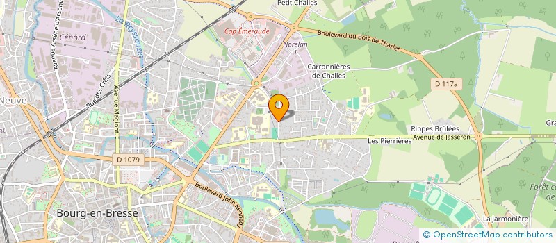 localisation de l'entreprise USI-IMMO à BOURG-EN-BRESSE
