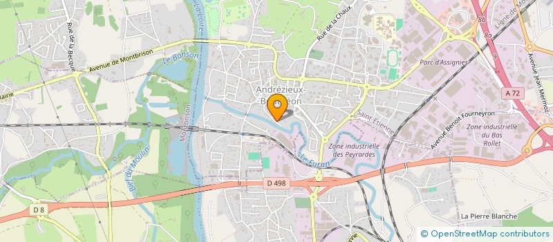 localisation de l'entreprise USI MAT  ANDREZIEUX-BOUTHEON