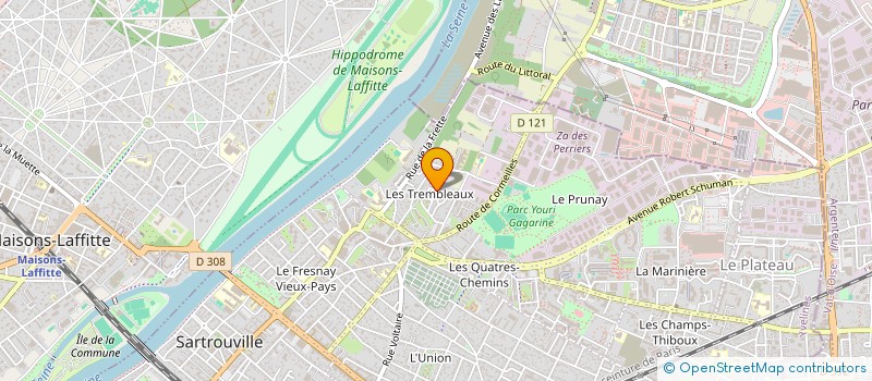 localisation de l'entreprise USI PARTNERS à SARTROUVILLE