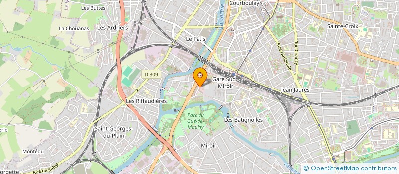 localisation de l'entreprise USI-PERFORMANCE  LE MANS