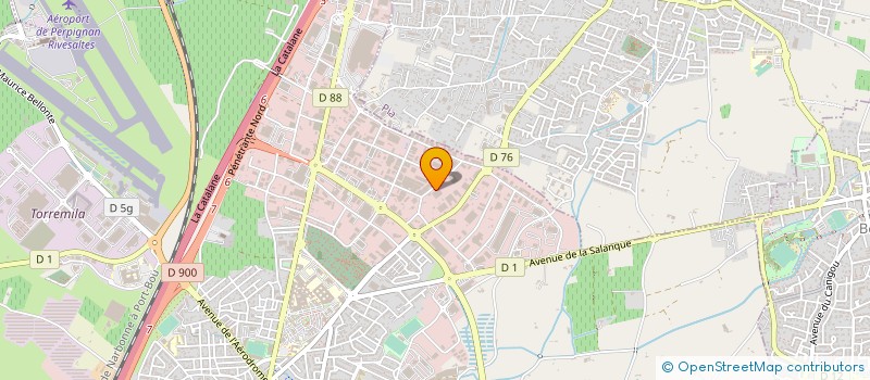 localisation de l'entreprise USI SERVICES  PERPIGNAN
