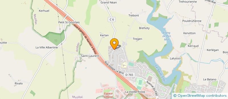 localisation de l'entreprise USIBREIZH3D à MUZILLAC