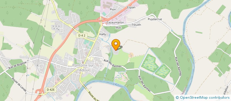 localisation de l'entreprise USIFLASH à PONTONX-SUR-L'ADOUR