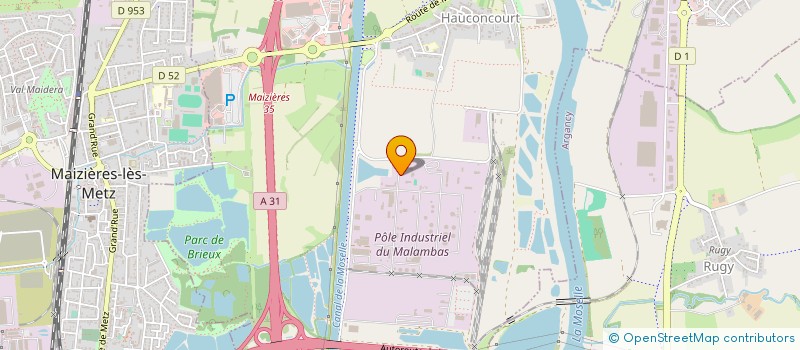 localisation de l'entreprise USIFOR à HAUCONCOURT