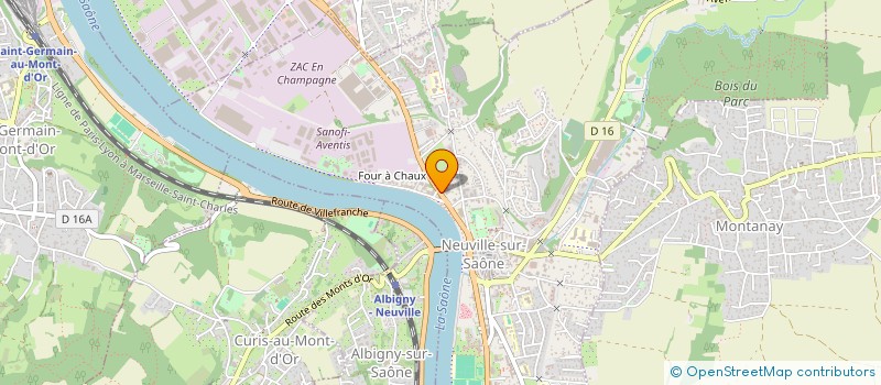 localisation de l'entreprise USIKEMAT  NEUVILLE-SUR-SAONE