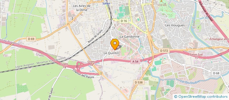 localisation de l'entreprise USIMAP à SALON-DE-PROVENCE