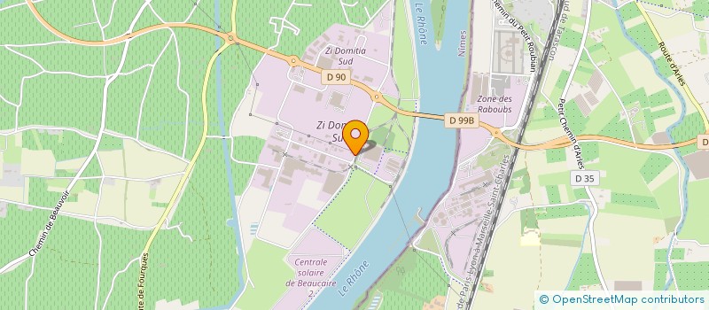 localisation de l'entreprise USIMECA à BEAUCAIRE