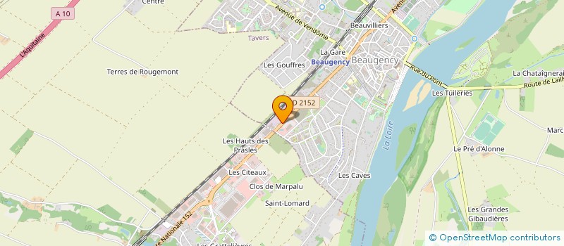 localisation de l'entreprise USIMECA à BEAUGENCY