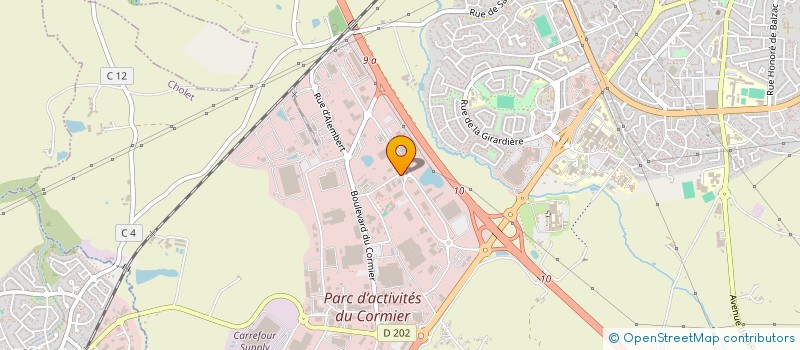 localisation de l'entreprise USIMIUM à CHOLET