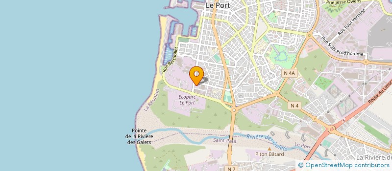 localisation de l'entreprise USINAGE-CONDITIONNEMENT RIZ A LA REUNION  LE PORT