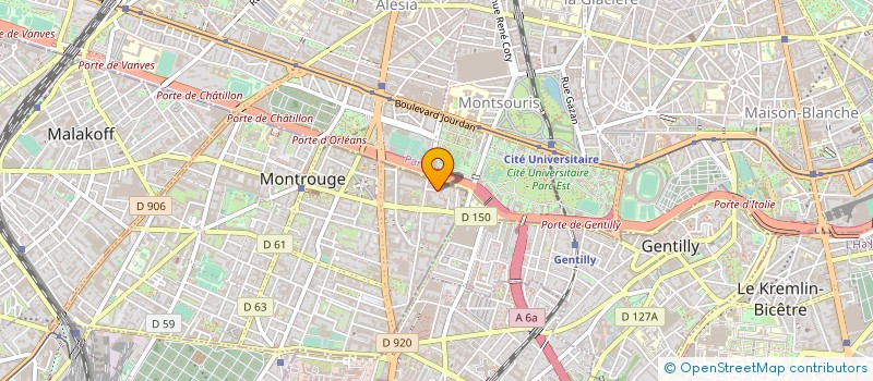 localisation de l'entreprise USINAGE CONSTRUCTION MECANIQUES BOULOGNE  MONTROUGE