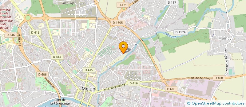 localisation de l'entreprise USINAGE ET SERVICES à MELUN