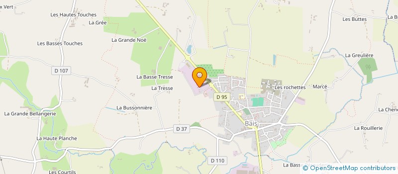 localisation de l'entreprise USINAGE MECANIQUE GENERALE à BAIS