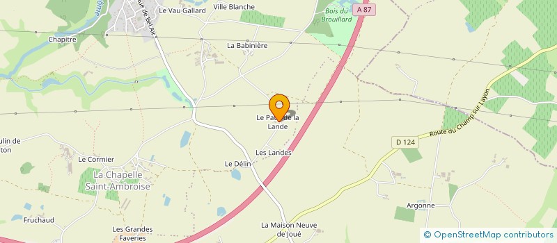 localisation de l'entreprise USINAGE MONTAGE OUTILLAGE à CHEMILLE-EN-ANJOU
