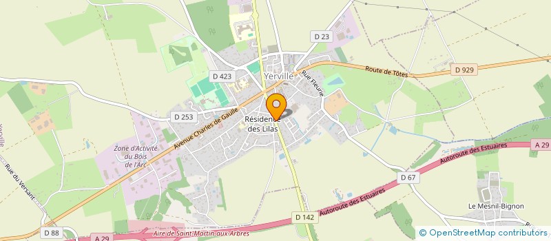 localisation de l'entreprise USINAGE NUMERIQUE DE NORMANDIE à YERVILLE