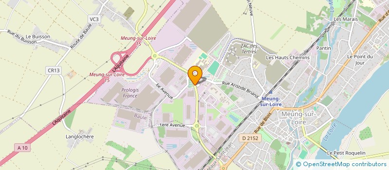localisation de l'entreprise USINAGE PRECISION MACHINES OUTILS SARL à MEUNG-SUR-LOIRE