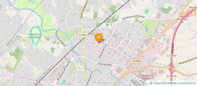 localisation de l'entreprise USINAGE SOUDURE REMY à MONTAUBAN