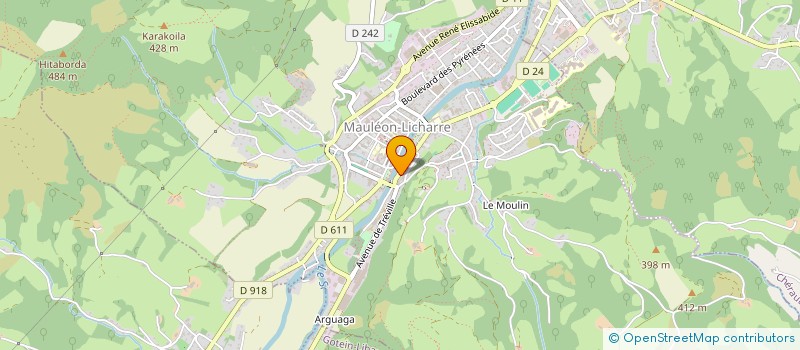 localisation de l'entreprise USINALDE  MAULEON-LICHARRE