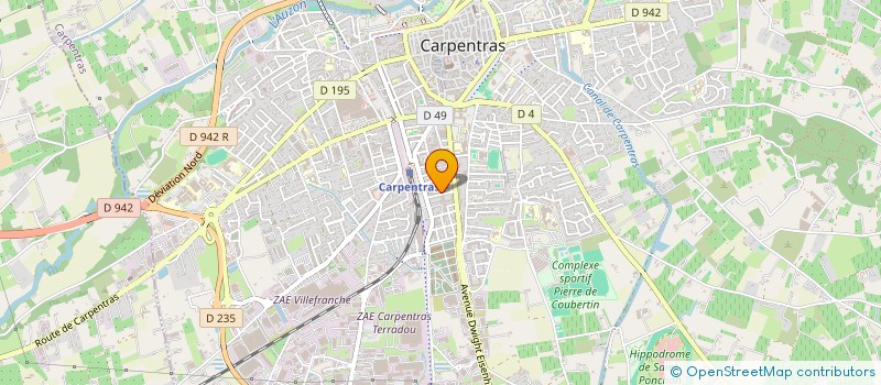 localisation de l'entreprise USINE GUINTRAND  CARPENTRAS