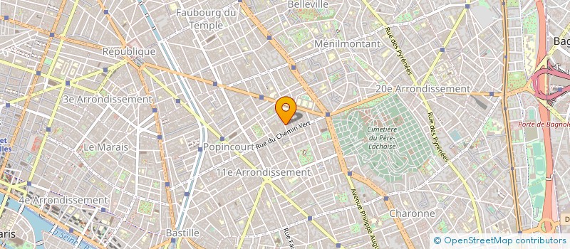 localisation de l'entreprise USINE HYDROELECTRIQUES DE L'ALBARINE à NANTERRE