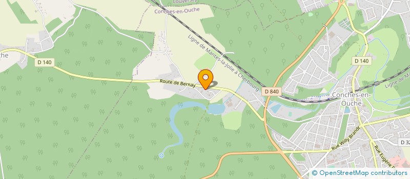 localisation de l'entreprise USINE METALLURGIQUE CONCHOISE à CONCHES-EN-OUCHE