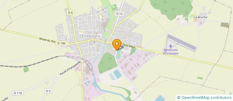 localisation de l'entreprise USINES COOPERATIVES DESHYDRATION VEXIN à SAUSSAY LA CAMPAGNE