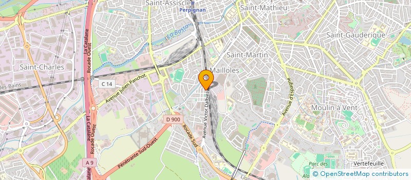 localisation de l'entreprise USINES DE PRADES ET MAILLOLES à PERPIGNAN