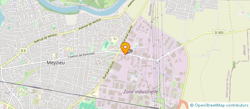 localisation de l'entreprise USINES DESAUTEL SA à MEYZIEU