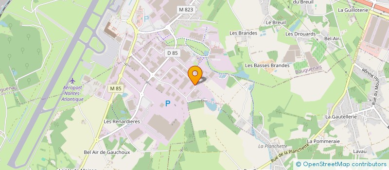 localisation de l'entreprise USINES REUNIES ATLANTIQUE à SAINT-AIGNAN-GRANDLIEU
