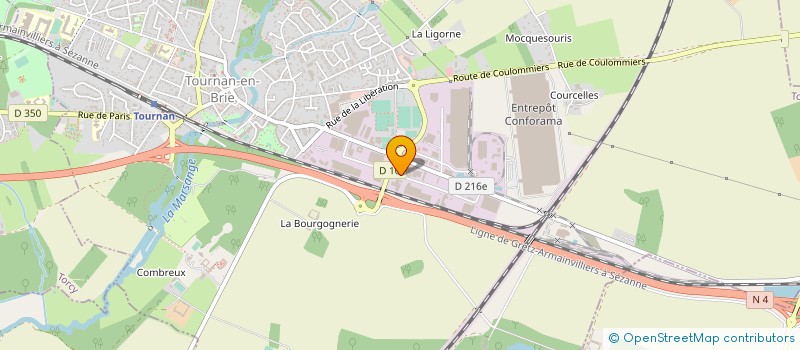 localisation de l'entreprise USINEST à TOURNAN-EN-BRIE