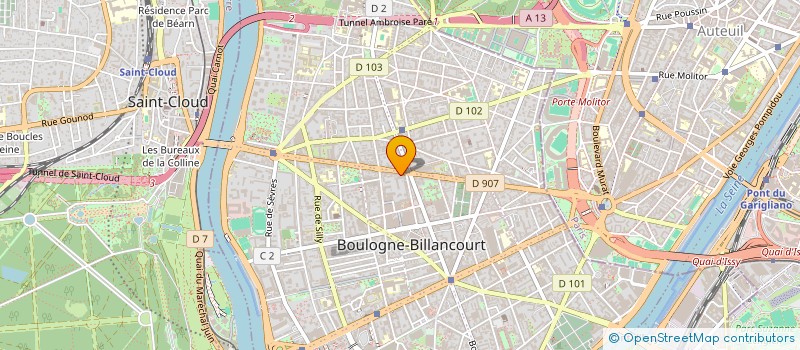 localisation de l'entreprise USING CITY  BOULOGNE-BILLANCOURT