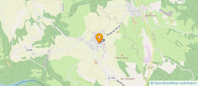 localisation de l'entreprise USIPLACE 39 à THOIRIA
