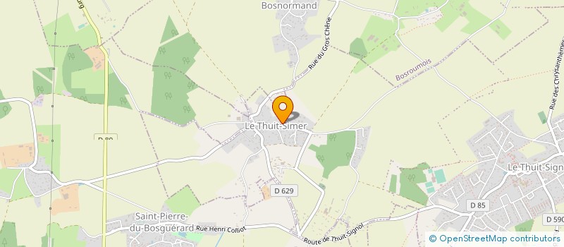 localisation de l'entreprise USIPRES  LE THUIT DE L'OISON