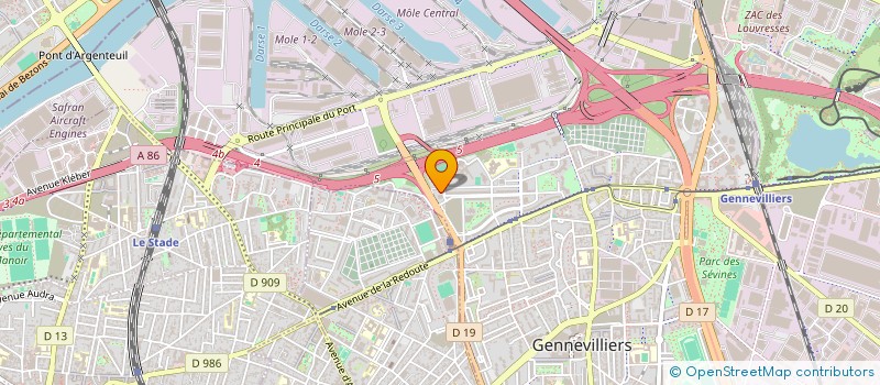 localisation de l'entreprise USIQEE à GENNEVILLIERS